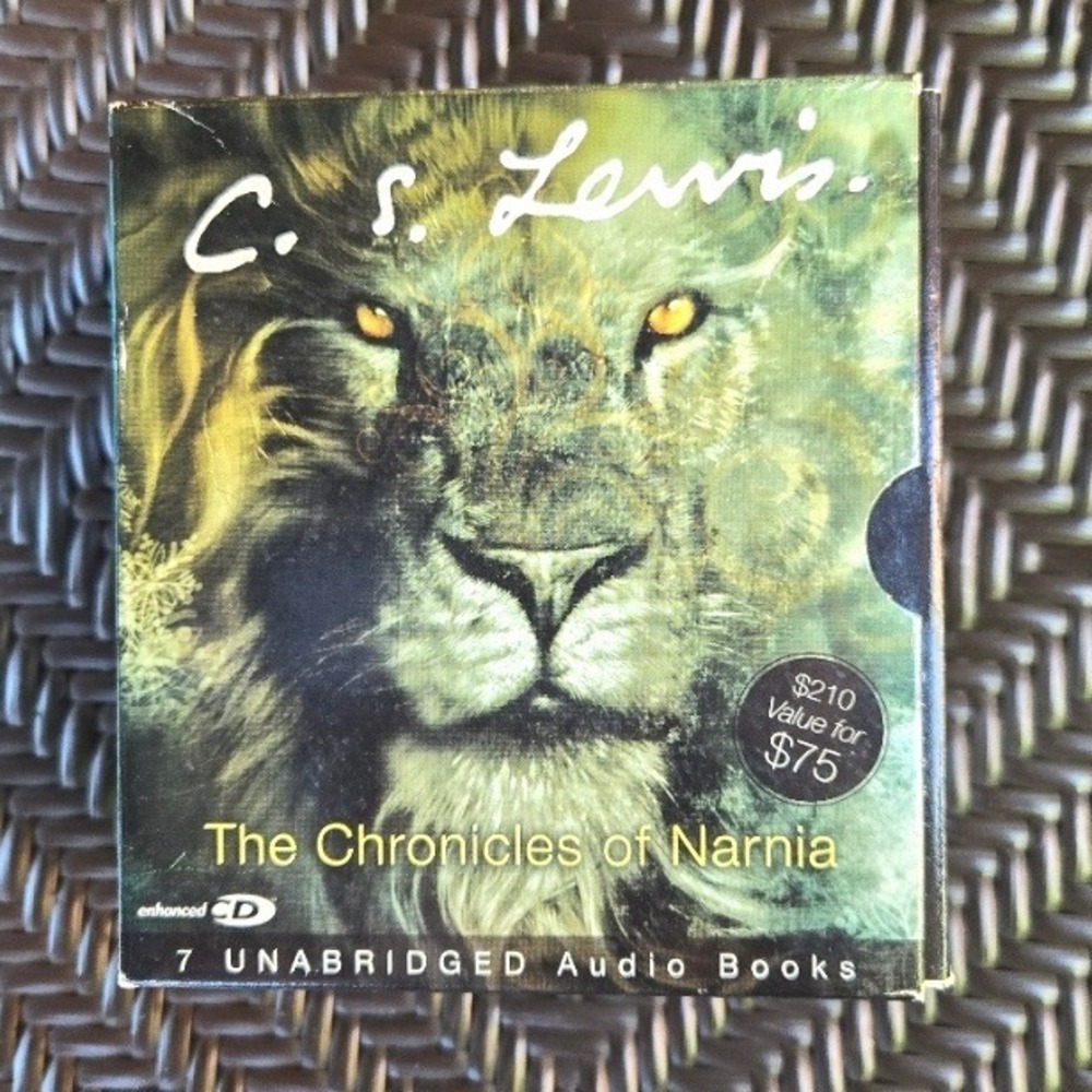 Chronicles of Narnia Unabridged 7 Audio Book 31 CD Box Set C.S. Lewis